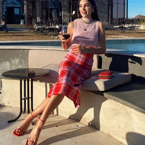 Zara plaid midi skirt - Picture 2 of 14